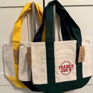 TRADER JOE’s Mini Tote bag- Set of 3, NWT